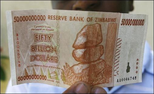 Zimbabwe 50 Billions