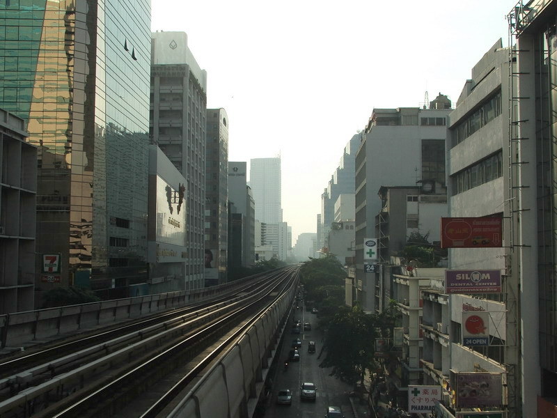 Silom Road Skyline